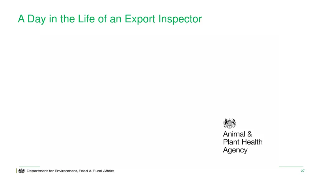 a day in the life of an export inspector