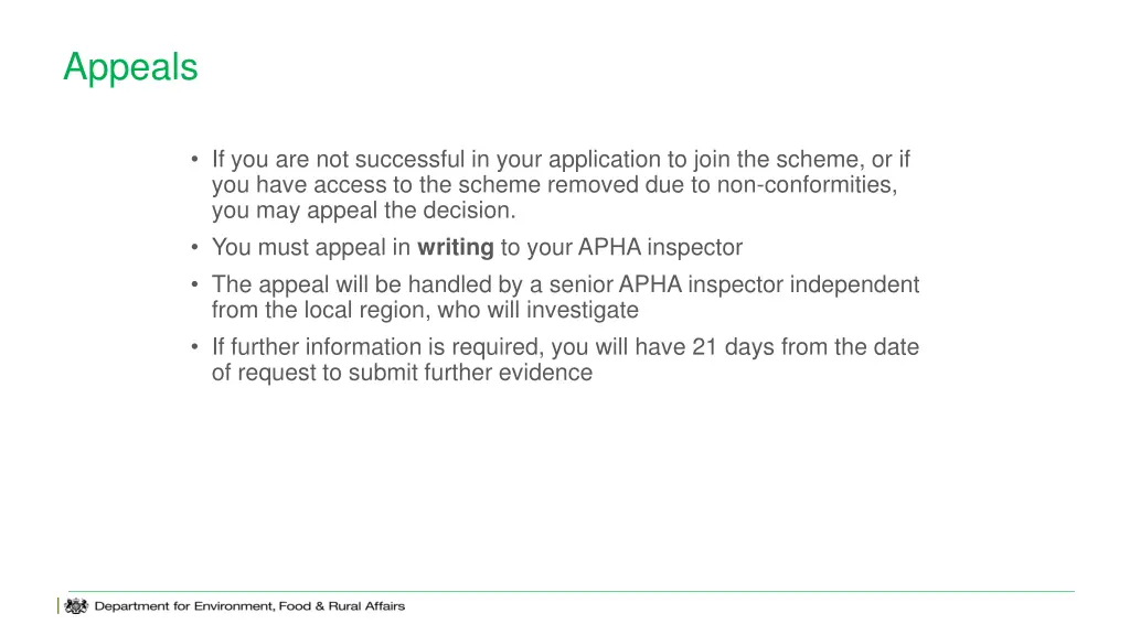 appeals