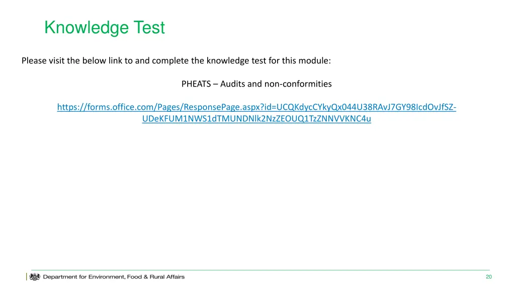 knowledge test 1