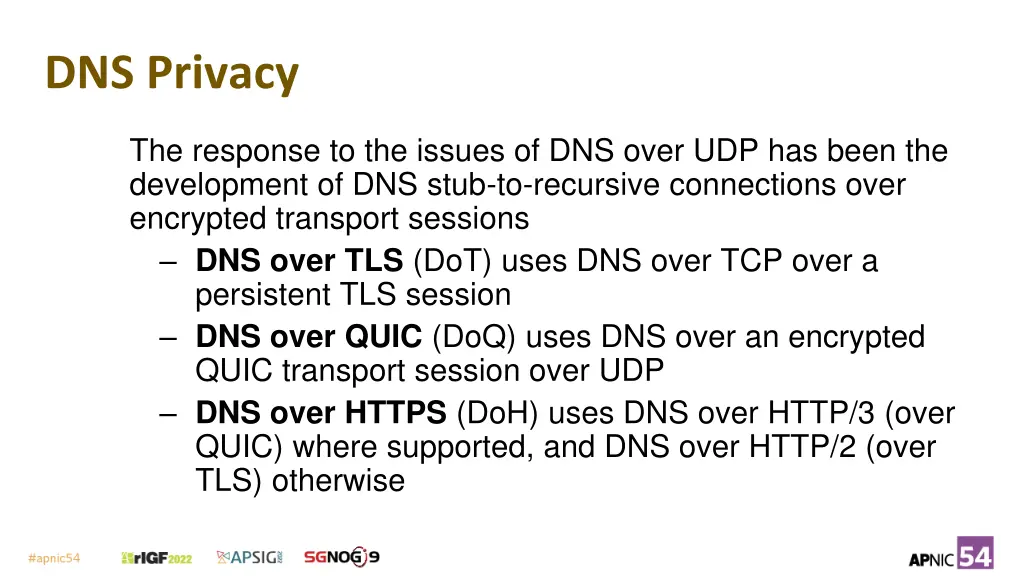 dns privacy