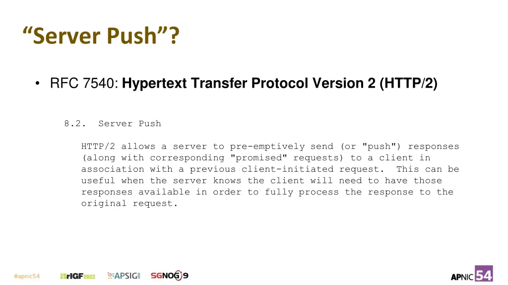 server push