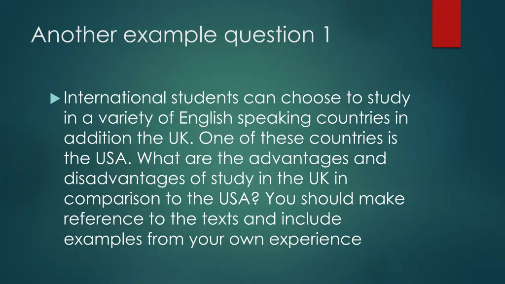 another example question 1