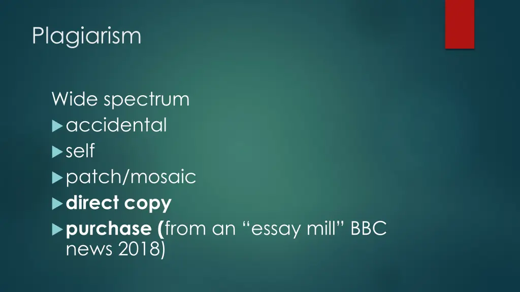plagiarism