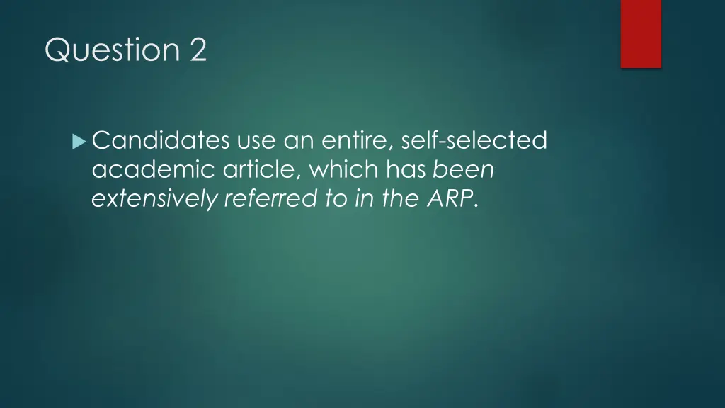 question 2