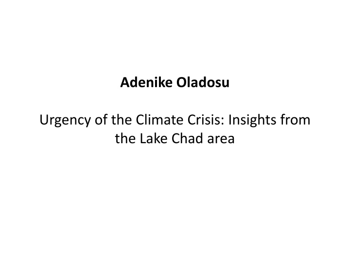 adenike oladosu