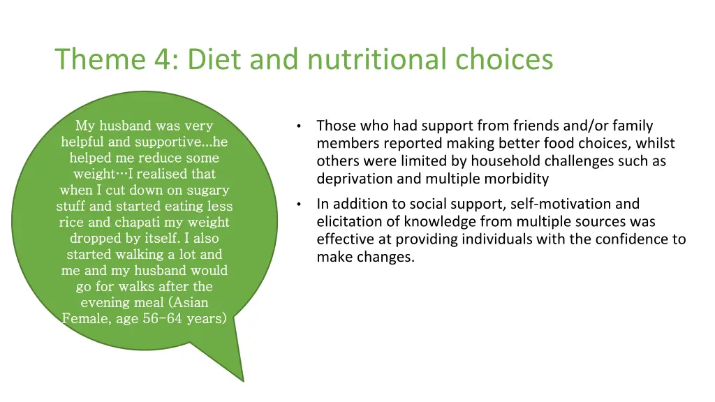 theme 4 diet and nutritional choices