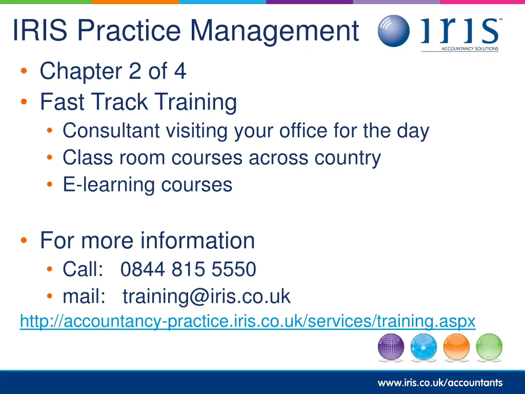 iris practice management chapter 2 of 4 fast