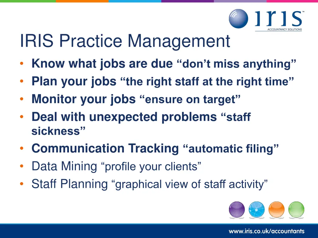 iris practice management know what jobs 3