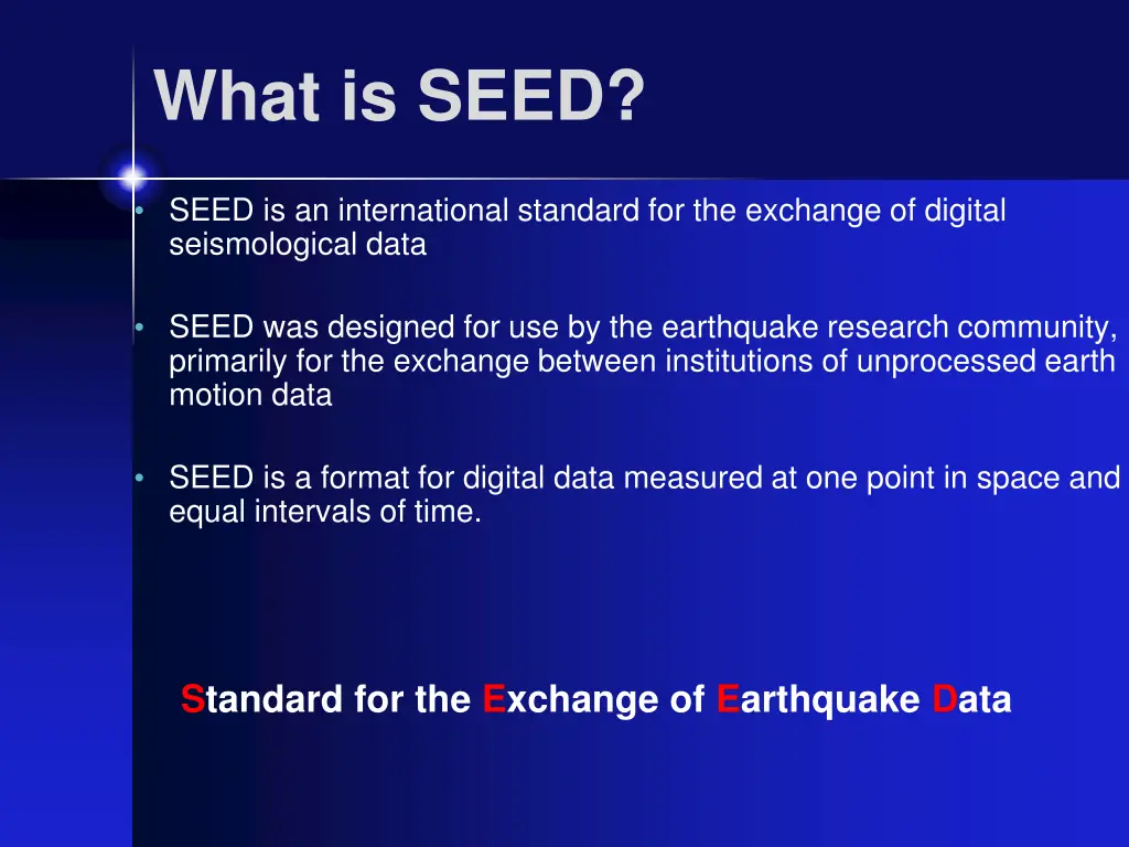 what is seed