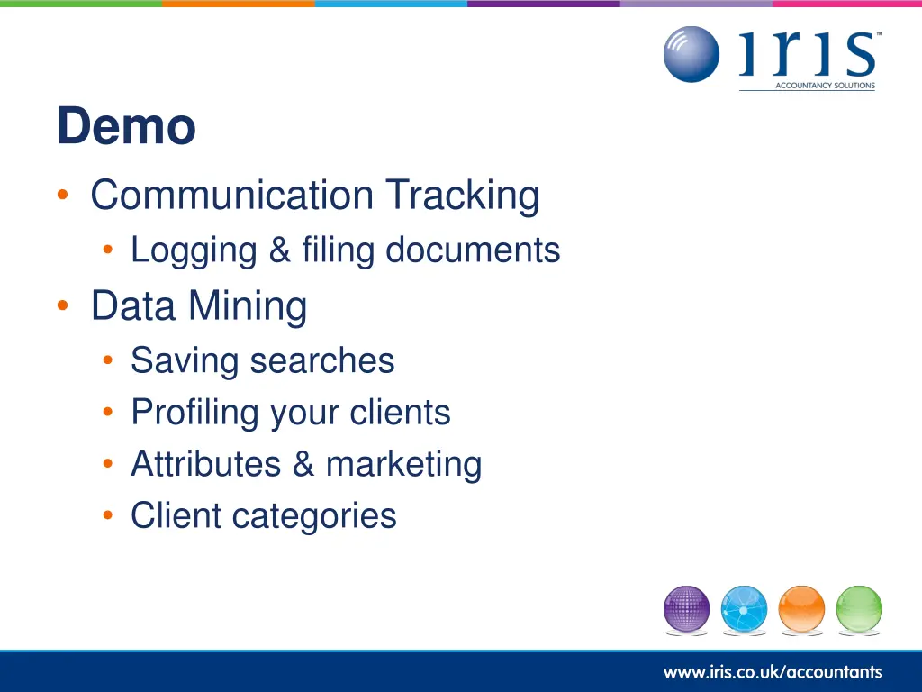 demo communication tracking logging filing