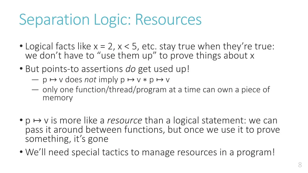 separation logic resources 3