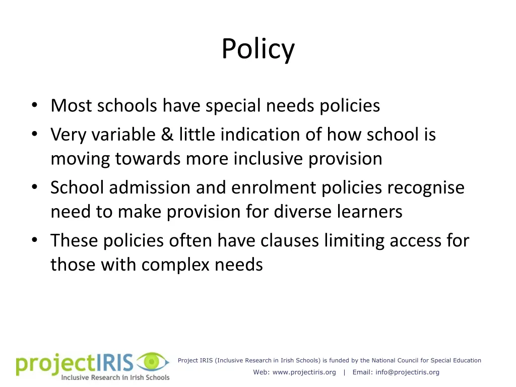policy