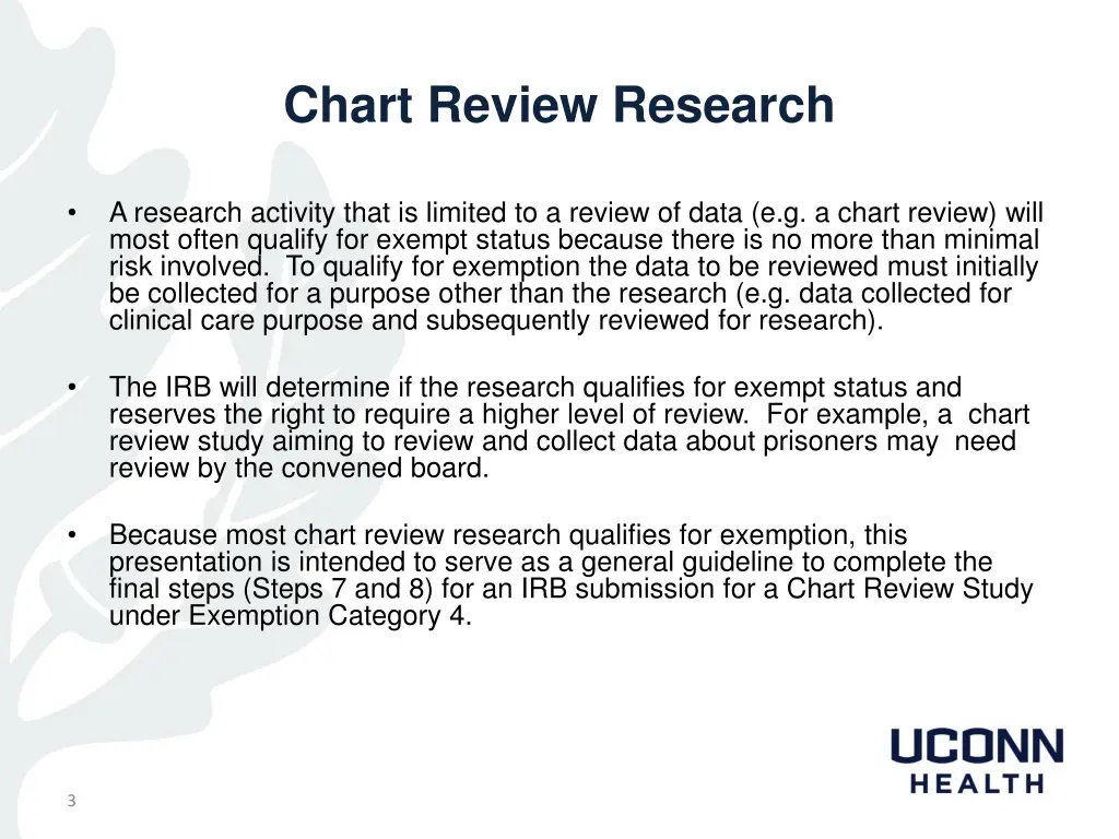 chart review research