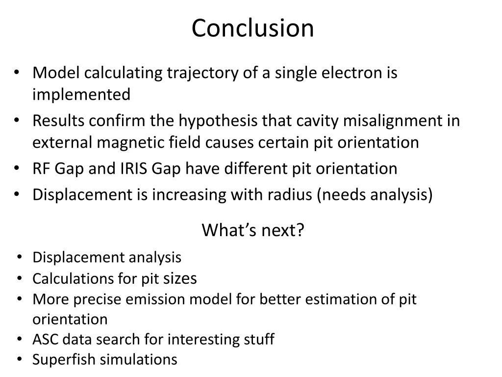 conclusion