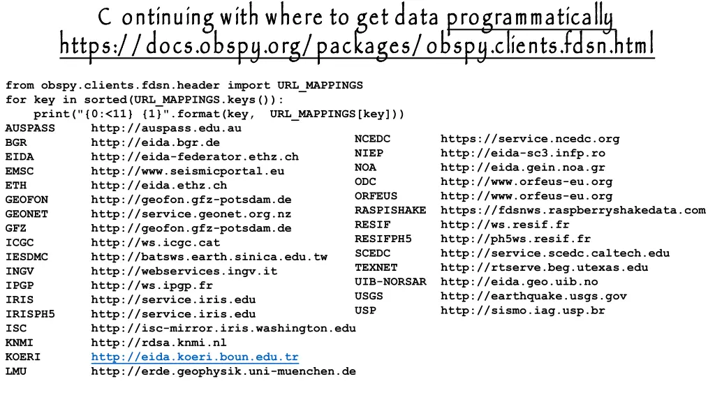 c ontinuing with where to get data https