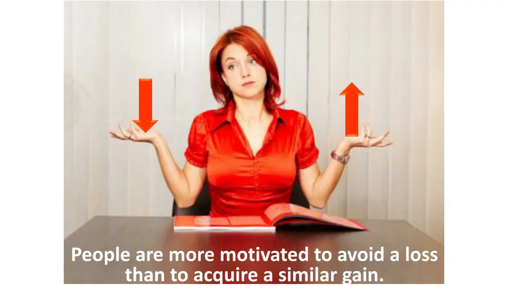 people are more motivated to avoid a loss than