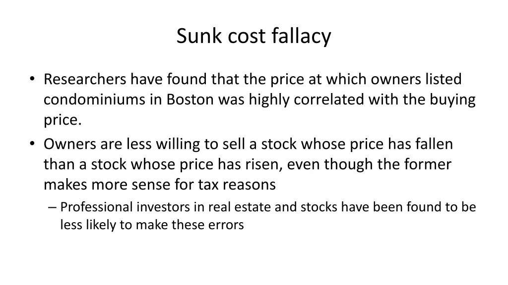 sunk cost fallacy 1