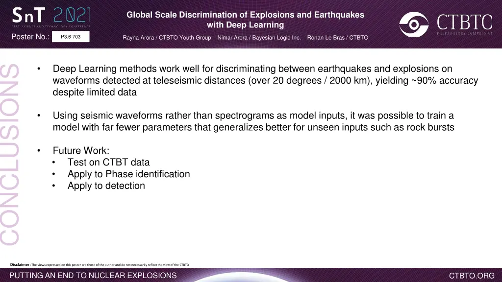 global scale discrimination of explosions 11