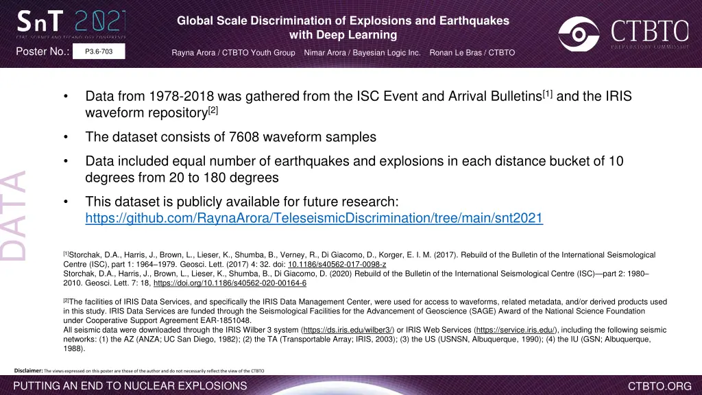 global scale discrimination of explosions 3