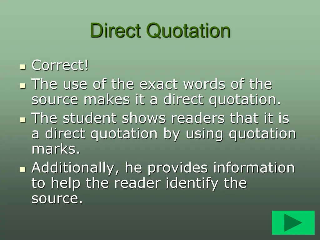 direct quotation 2