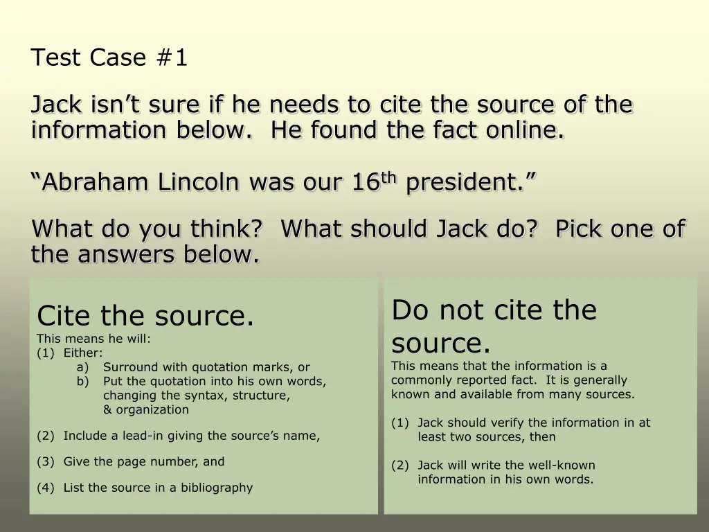 test case 1