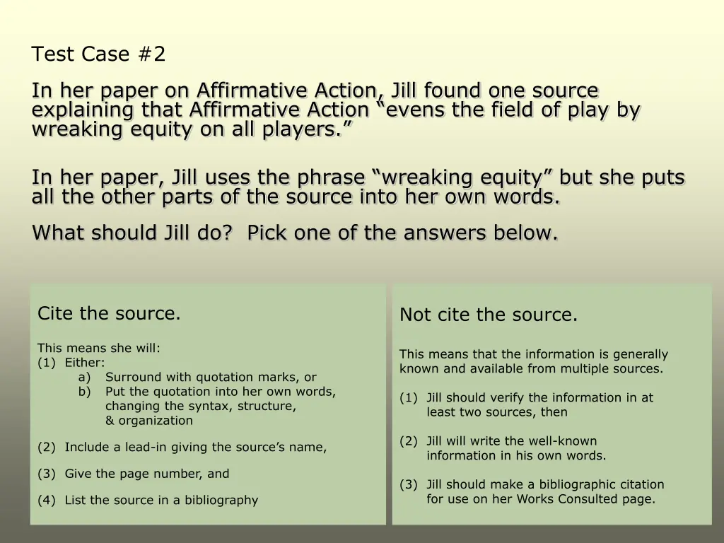 test case 2