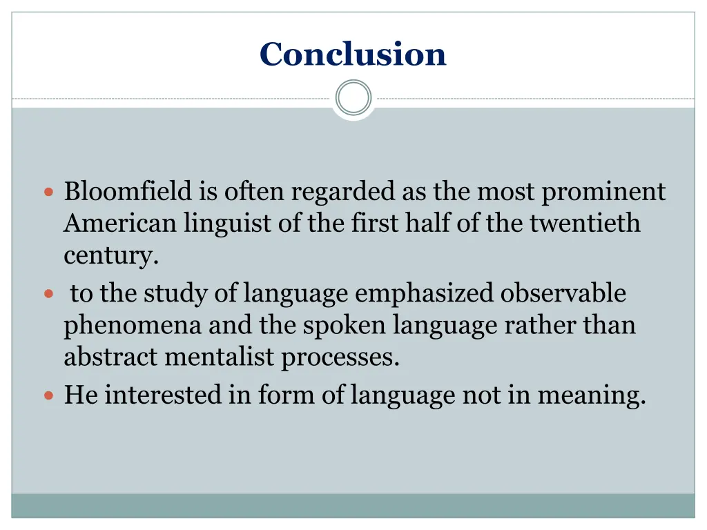 conclusion