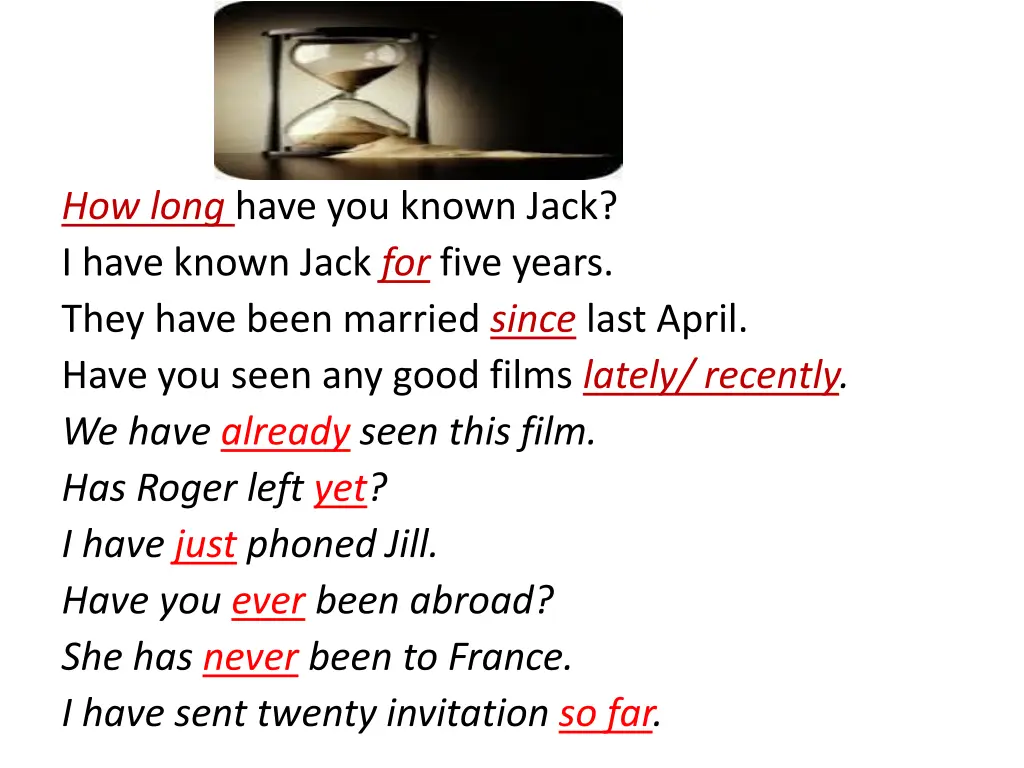 how long have you known jack i have known jack