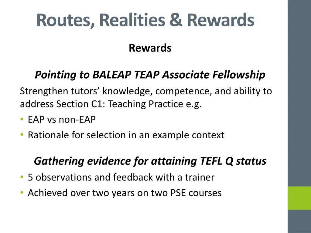 routes realities rewards 10
