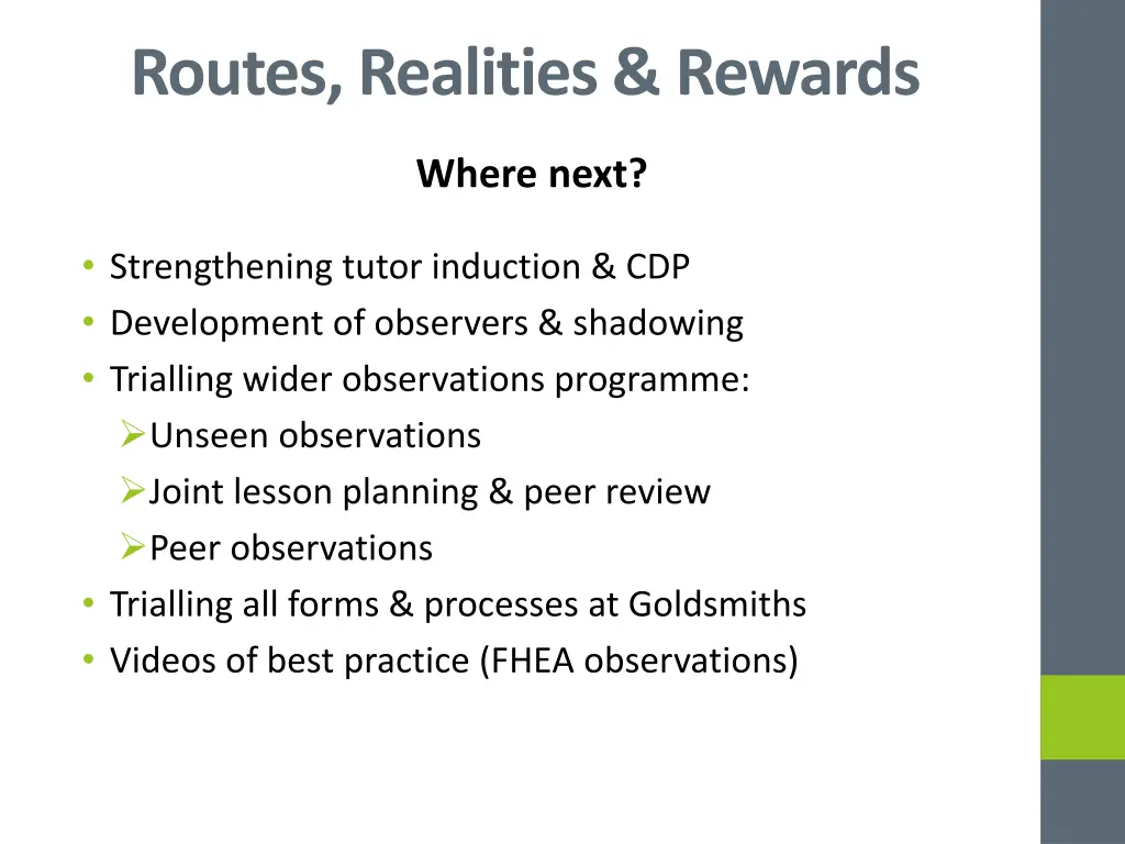 routes realities rewards 12
