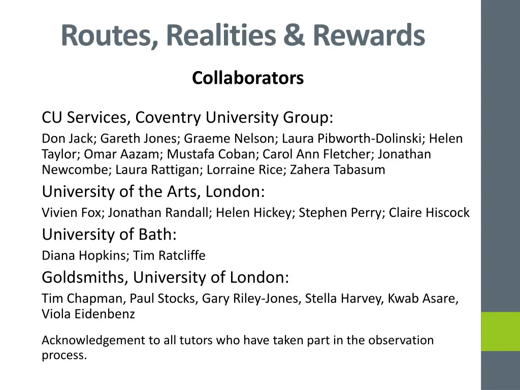 routes realities rewards 13