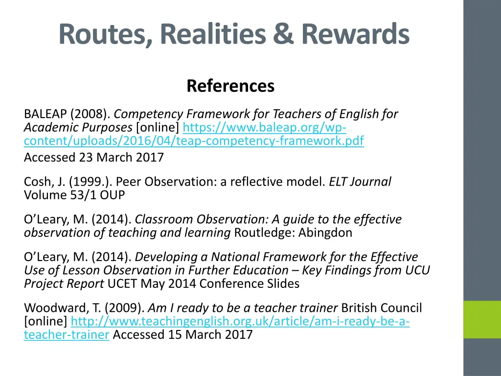 routes realities rewards 14