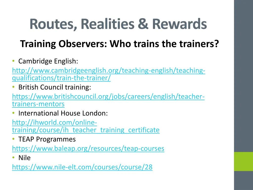 routes realities rewards 15