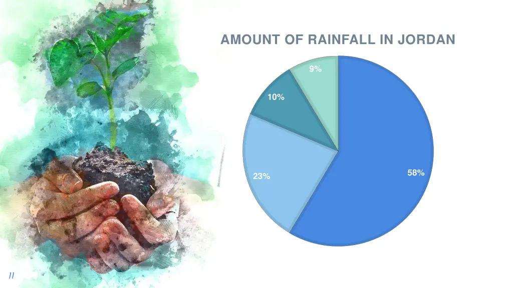 amount of rainfall in jordan