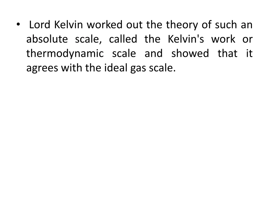 lord kelvin worked out the theory of such