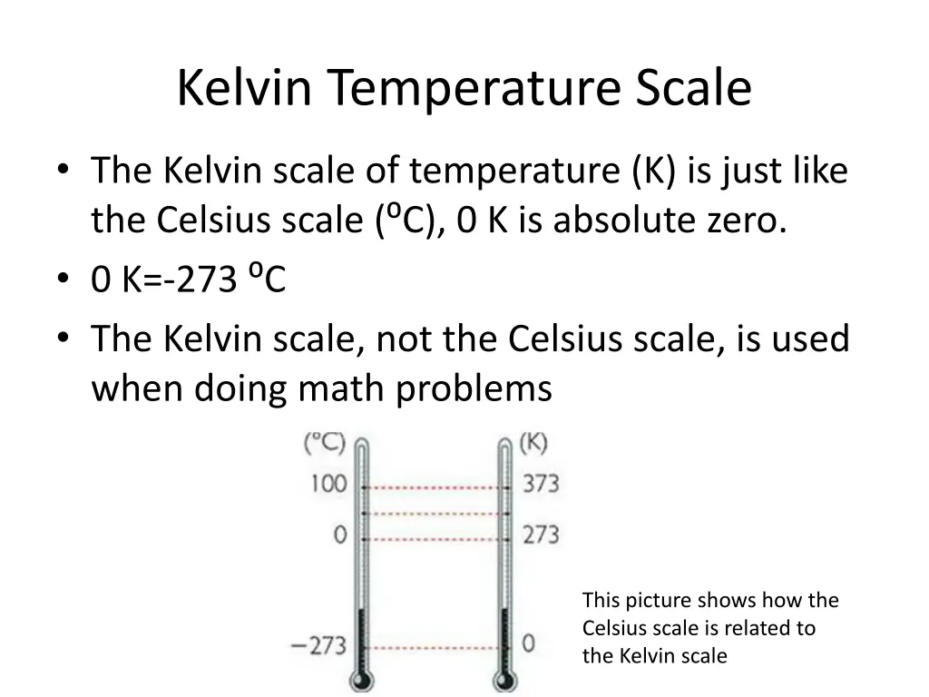 kelvin temperature scale