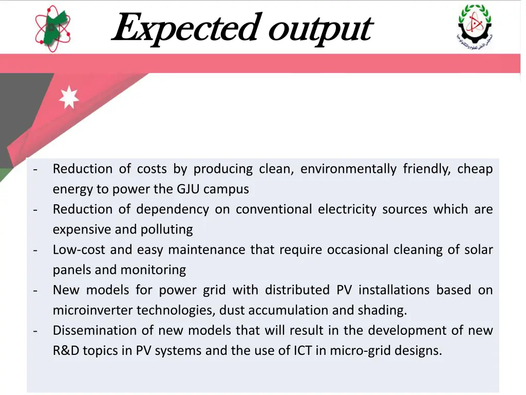 expected output expected output