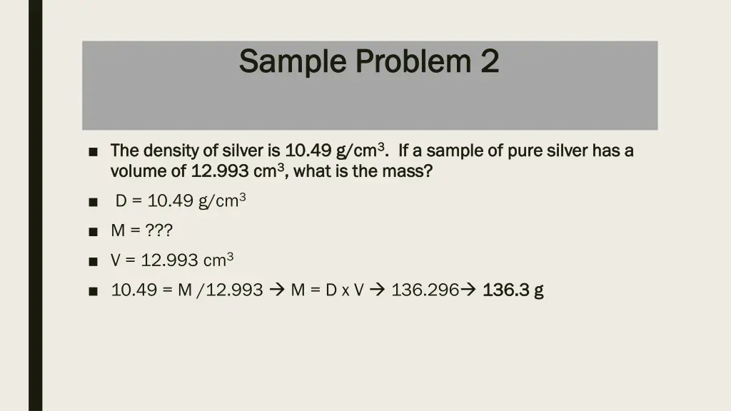 sample problem 2 sample problem 2