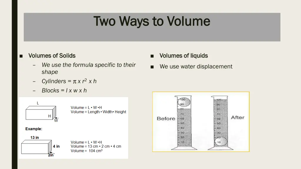 two ways to volume two ways to volume