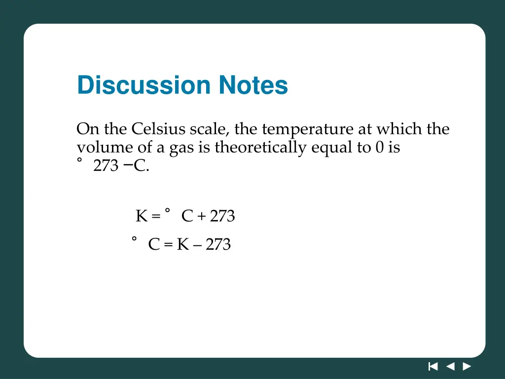discussion notes