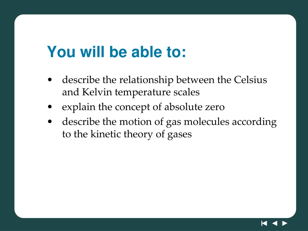 you will be able to