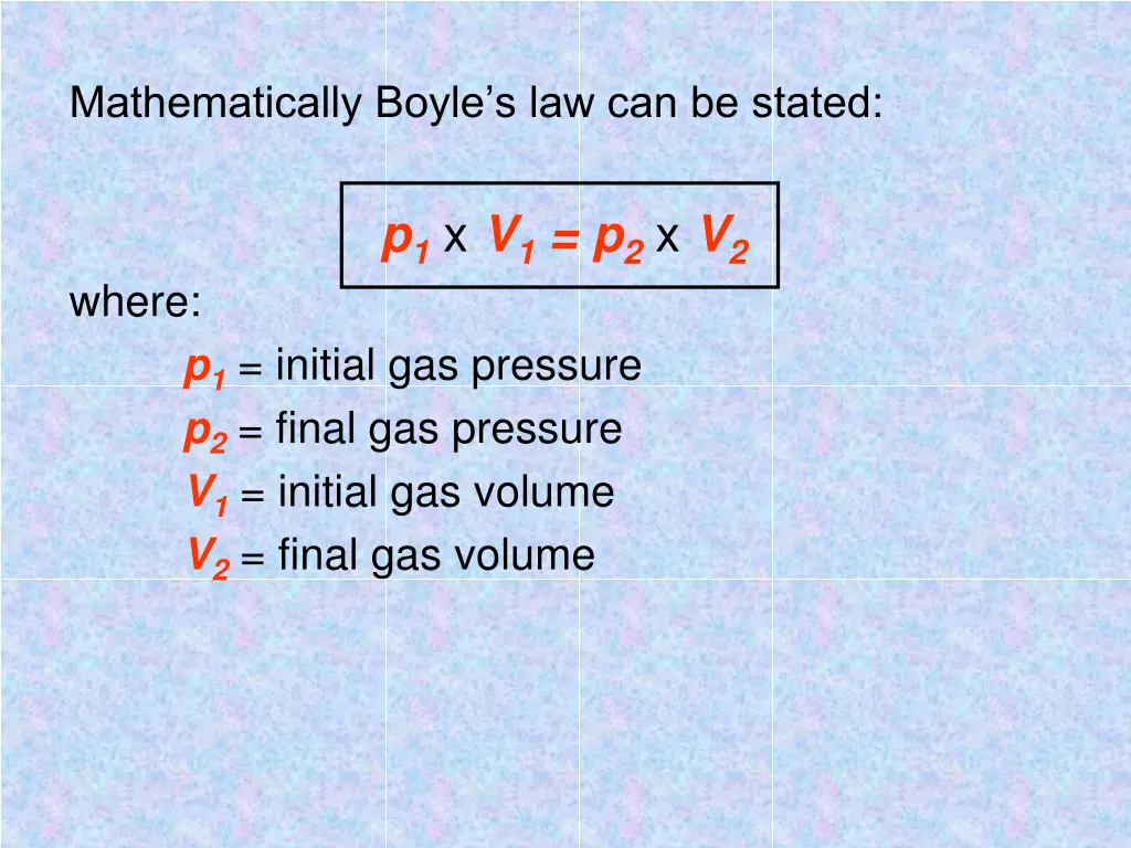 mathematically boyle s law can be stated