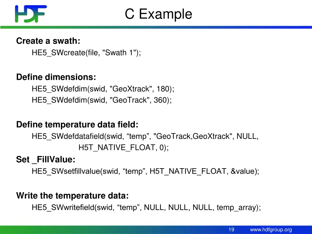 c example 2