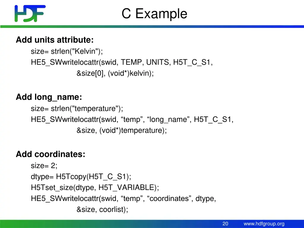 c example 3