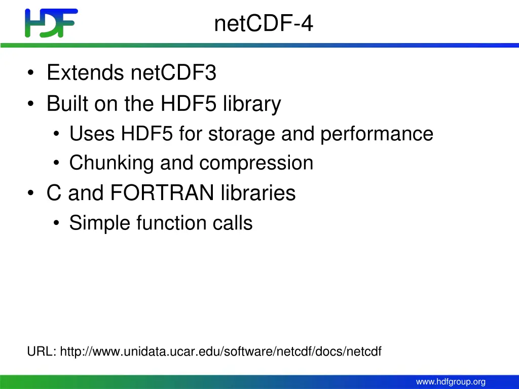 netcdf 4