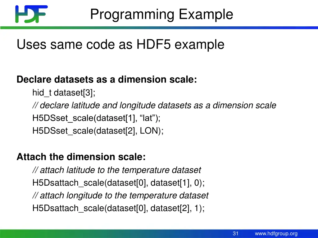 programming example