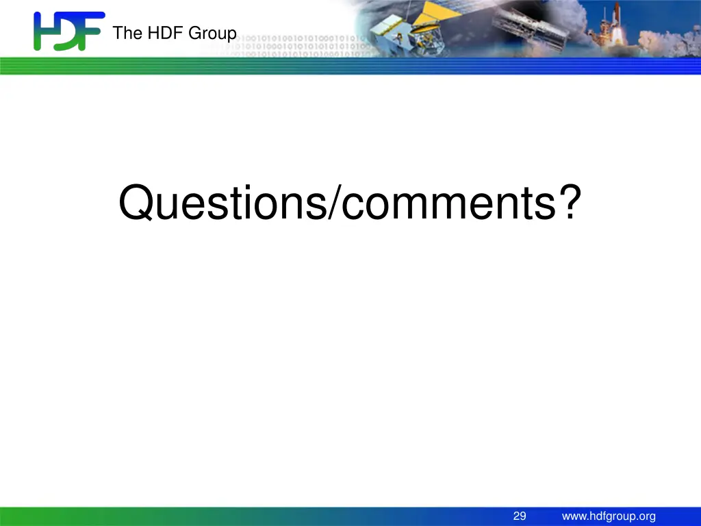 the hdf group 2