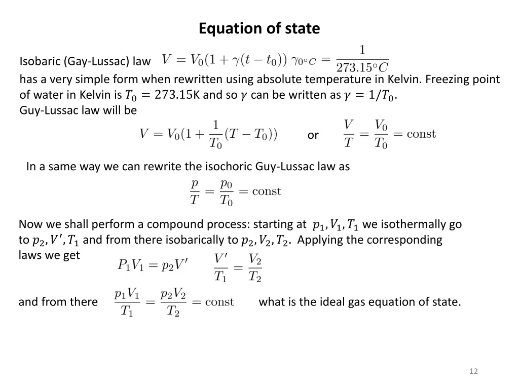 equation of state