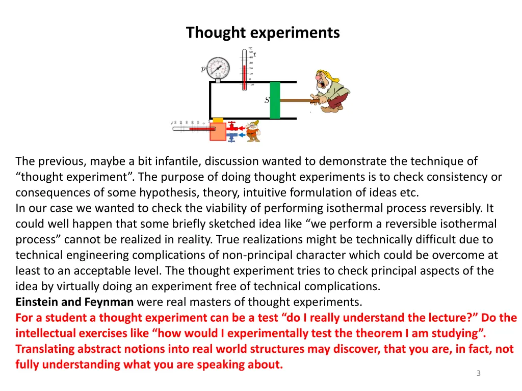 thought experiments