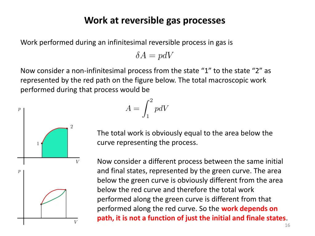work at reversible gas processes 2